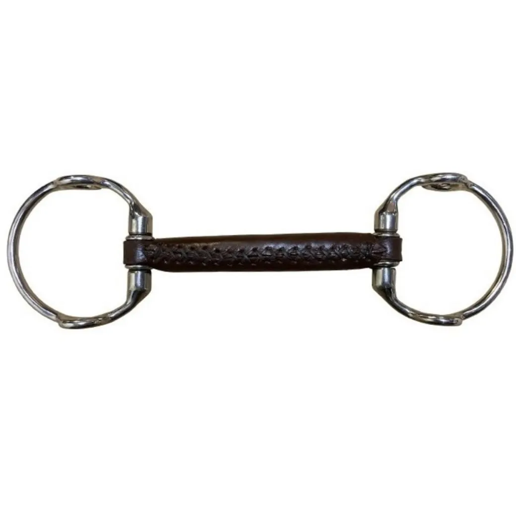 Jump'In Round Leather Eggbutt Gag