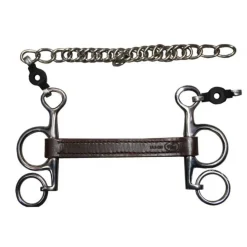 Jump'In Straight Leather Tom Thumb Pelham