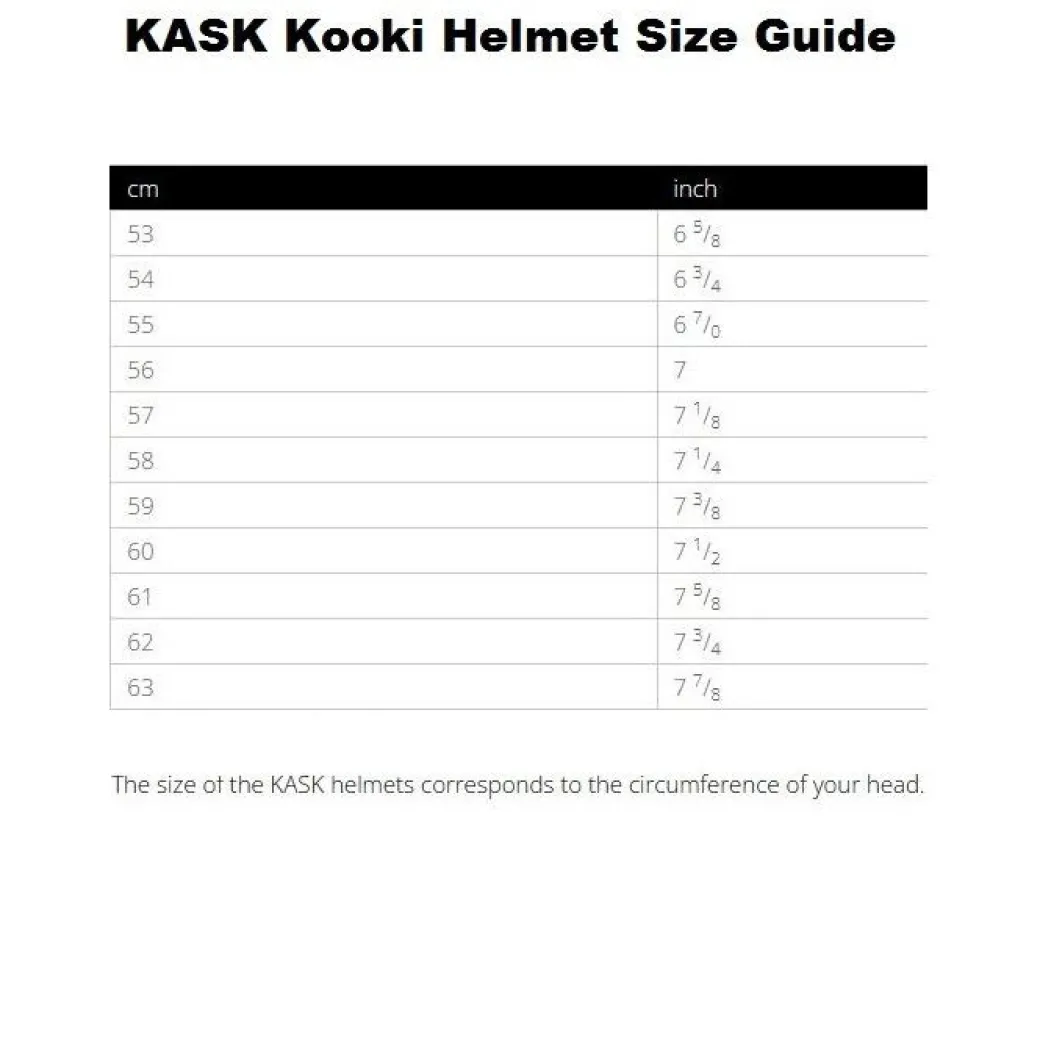 KASK Kooki Shadow Helmet