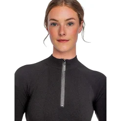 Kastel Denmark Crystal Zip Ribbed Sweater