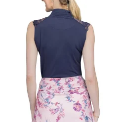Kastel Denmark Lace Shoulder Sleeveless Shirt