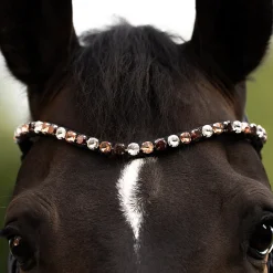 Kavalkade Burgundy Elastic Loop Browband