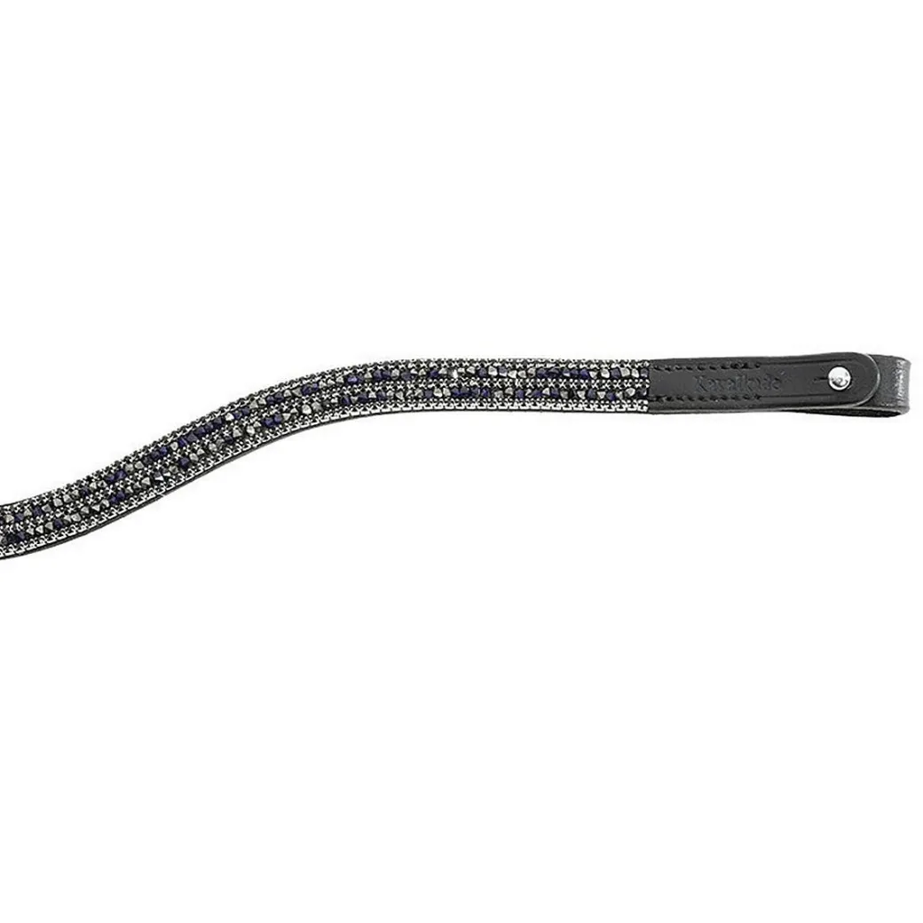 Kavalkade Button Curved Browband | Night