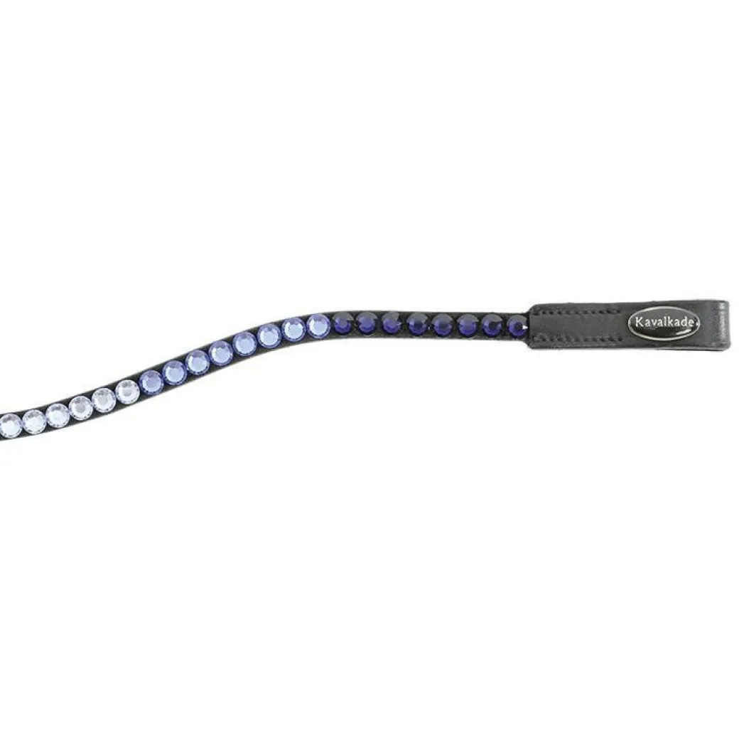 Kavalkade Delight Blue Curved Browband