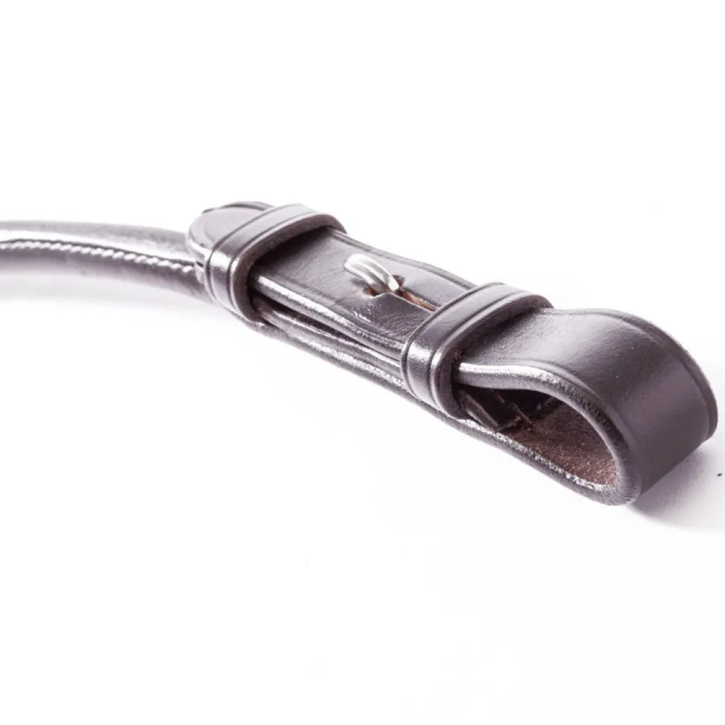 Kavalkade Rolled Rubberized Reins with Stops