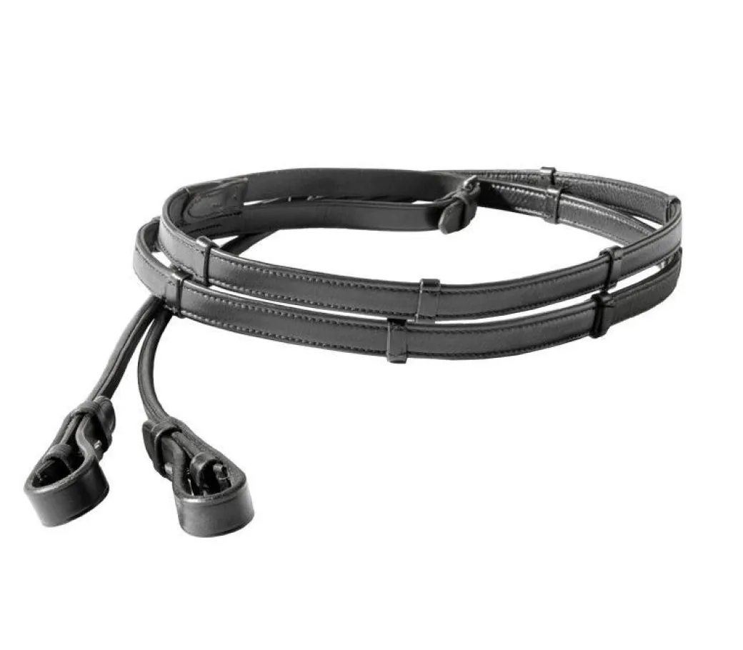 Kavalkade Rolled Softleather Reins with Stops