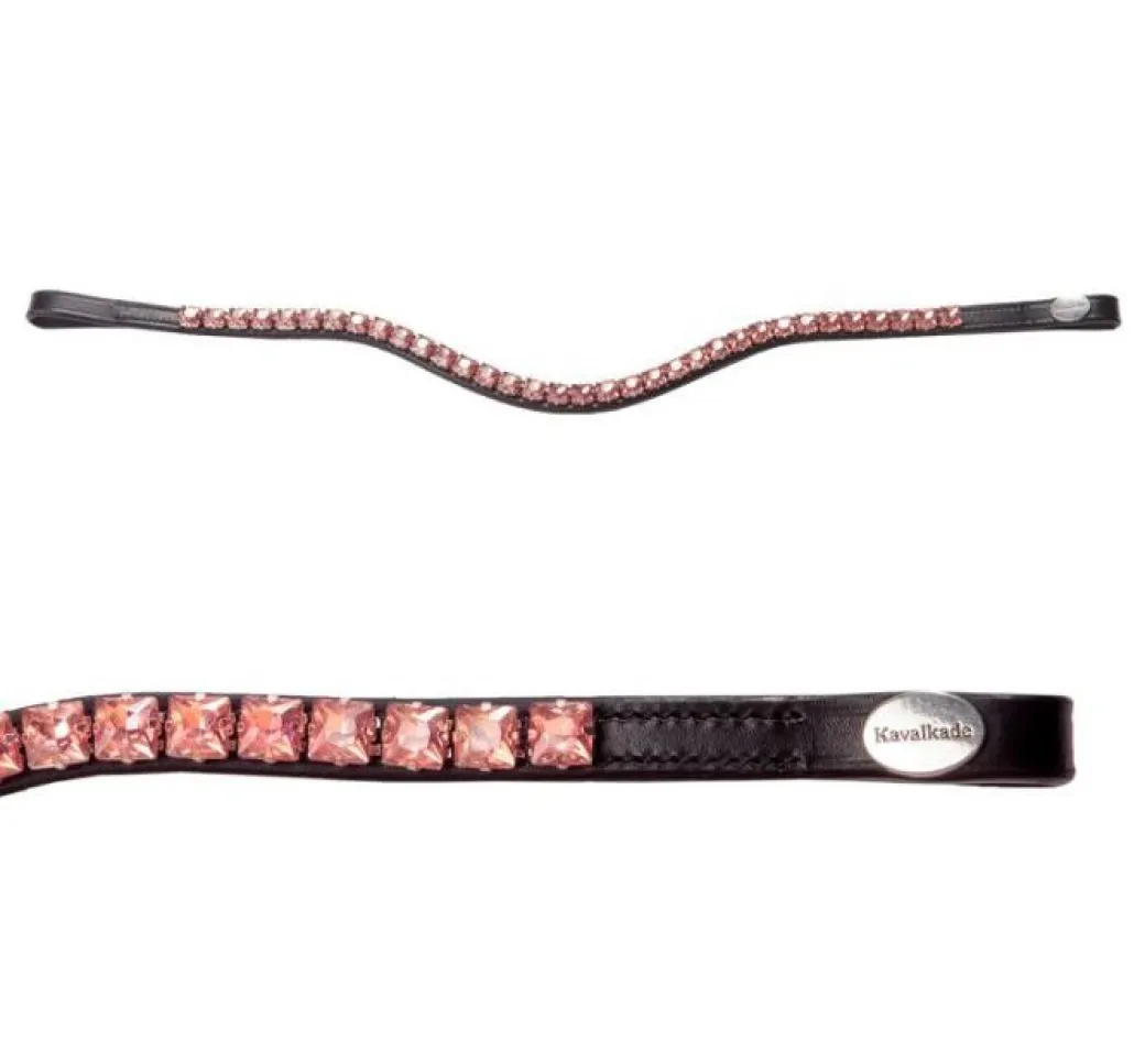 Kavalkade Square Crystal Curved Browband