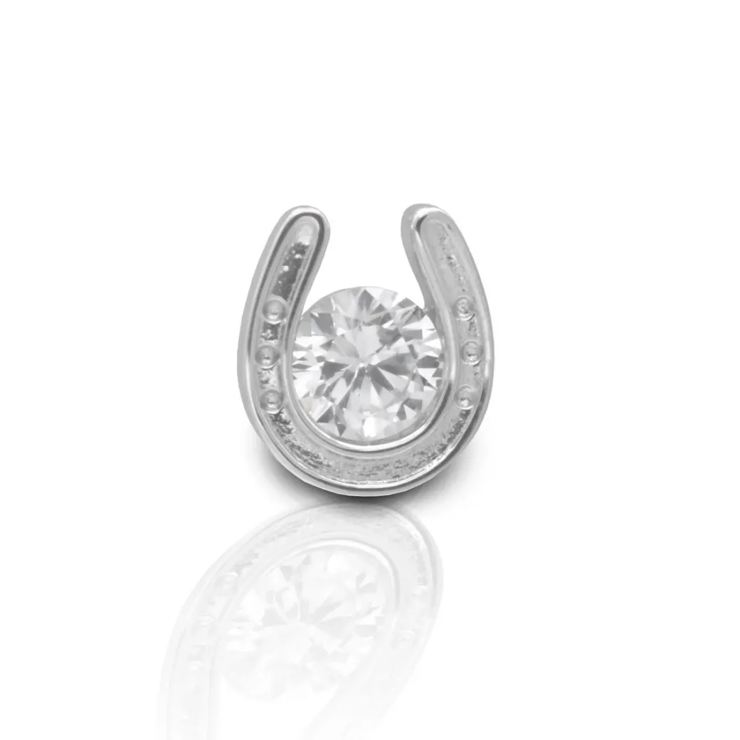 Kelly Herd Horseshoe Stud Tie Tack