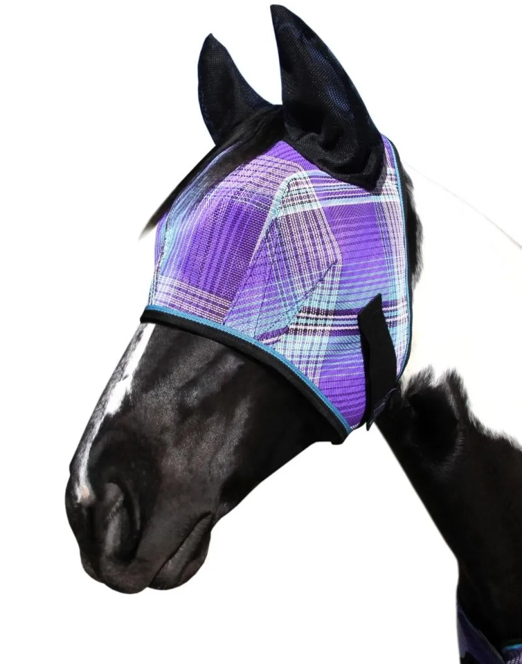 Kensington Fly Mask with Ears Web Trim