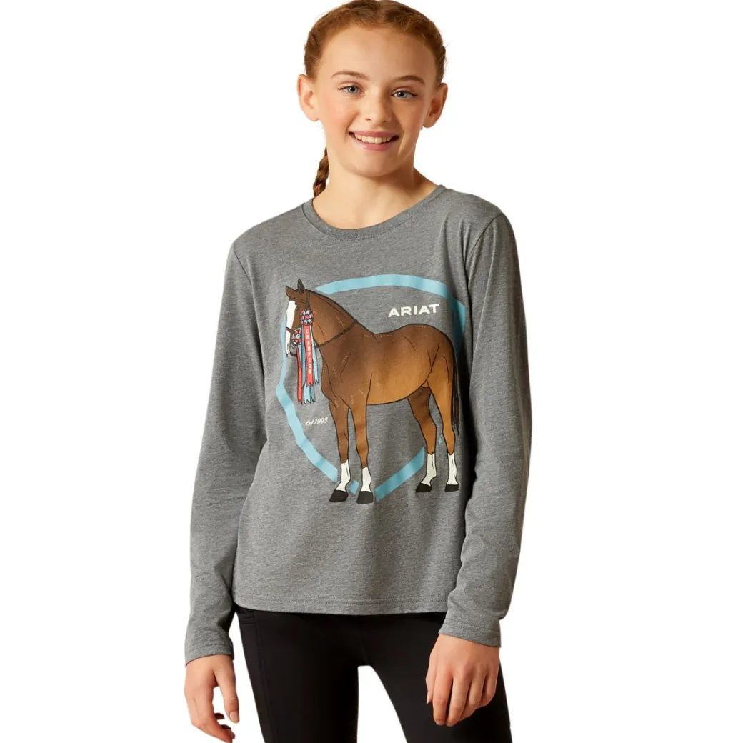 Kids Ariat Champion Pony Long Sleeve Tee