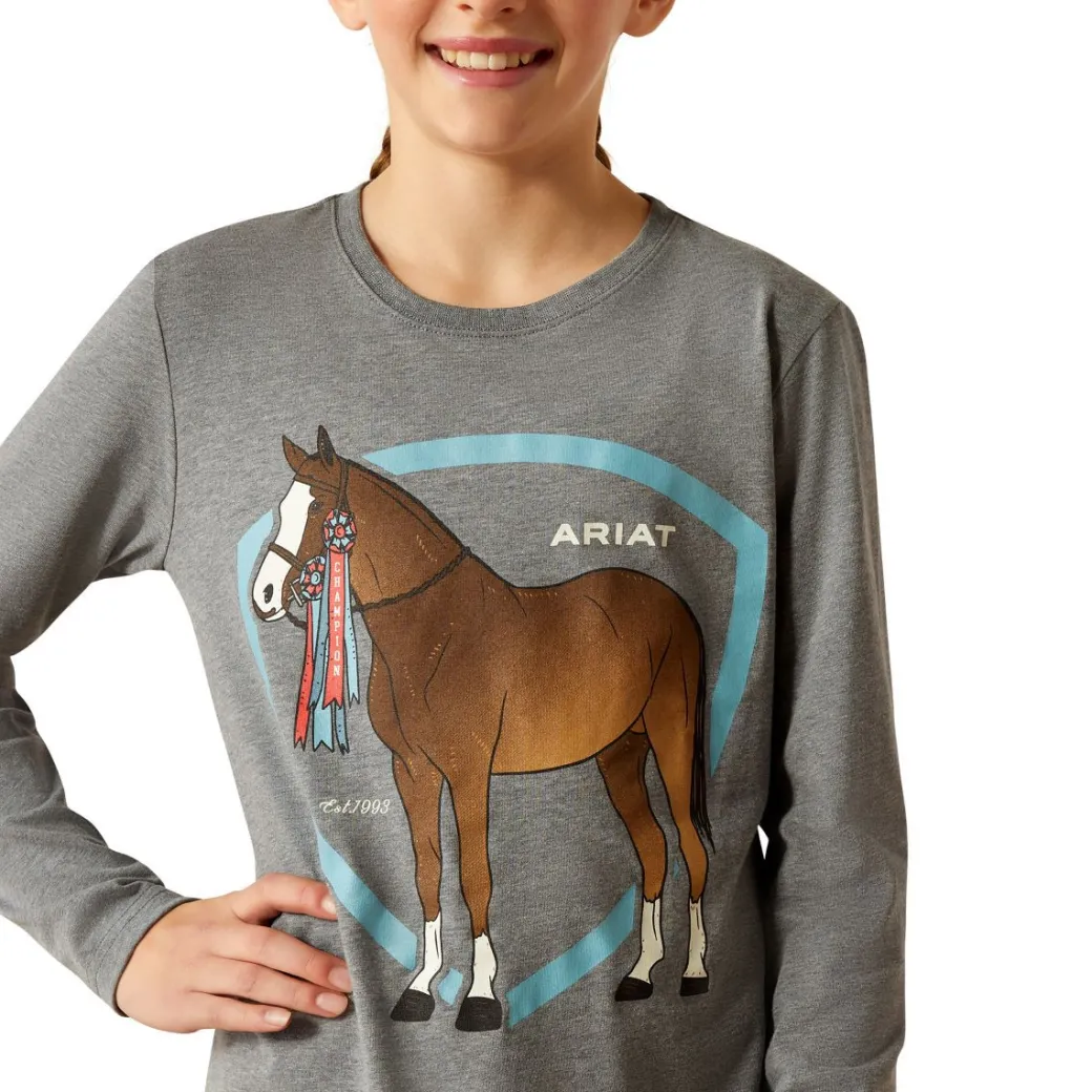 Kids Ariat Champion Pony Long Sleeve Tee