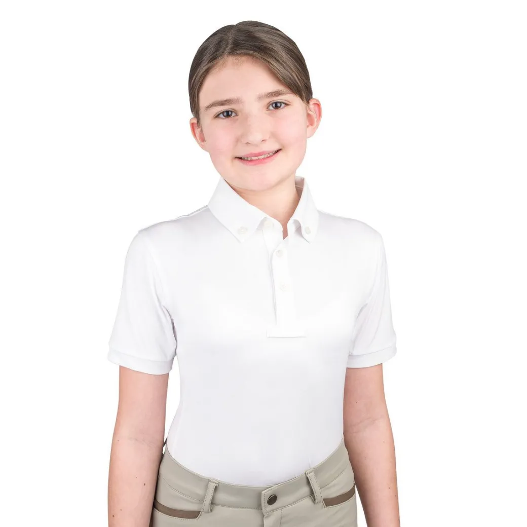 Kids Ovation Short Sleeve Polo Show Shirt