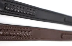 KL Select Braided Leather Dog Leash