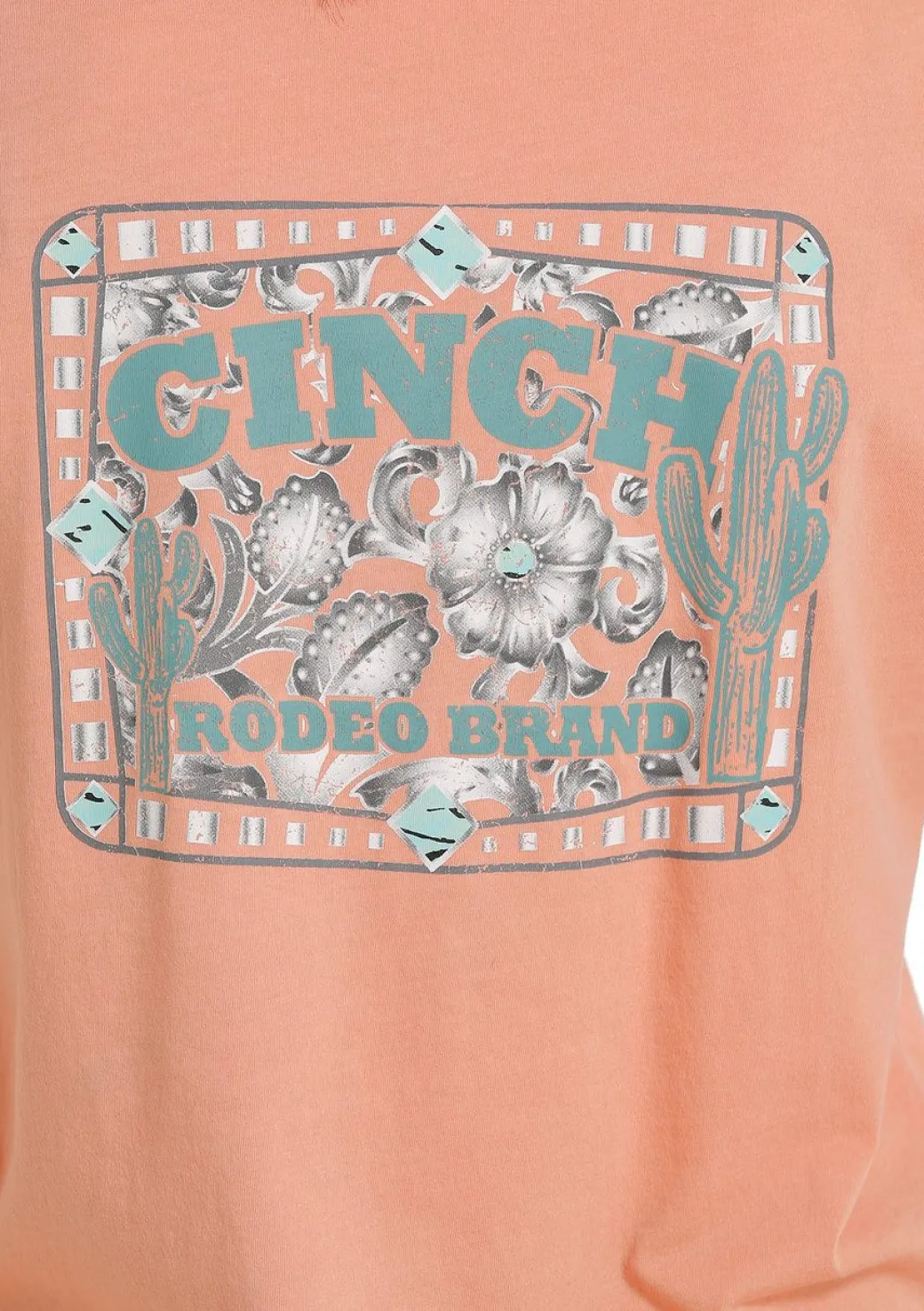 Ladies Cinch Rodeo Brand Tee Short Sleeve