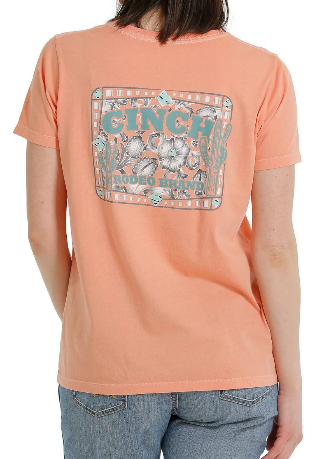 Ladies Cinch Rodeo Brand Tee Short Sleeve