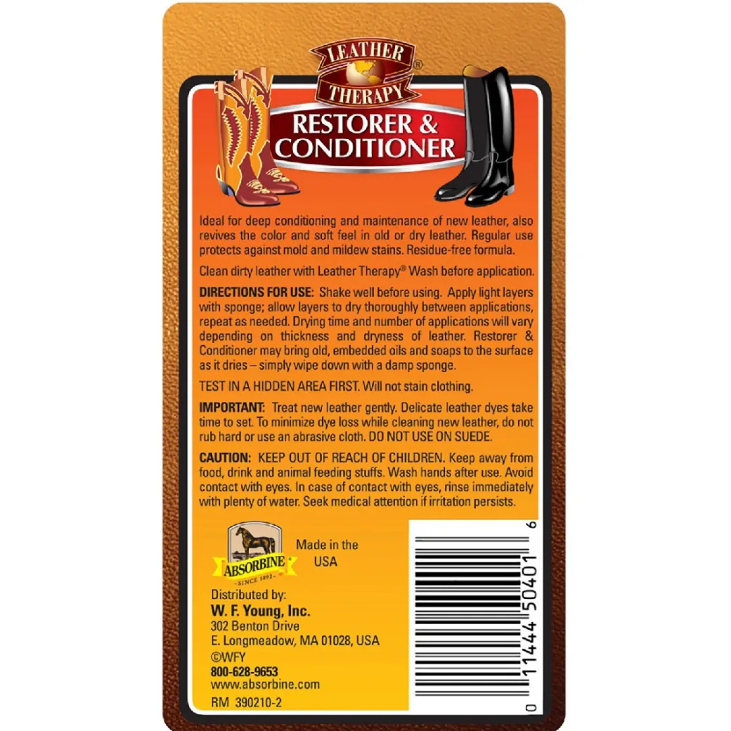 Leather Therapy Restorer and Conditioner