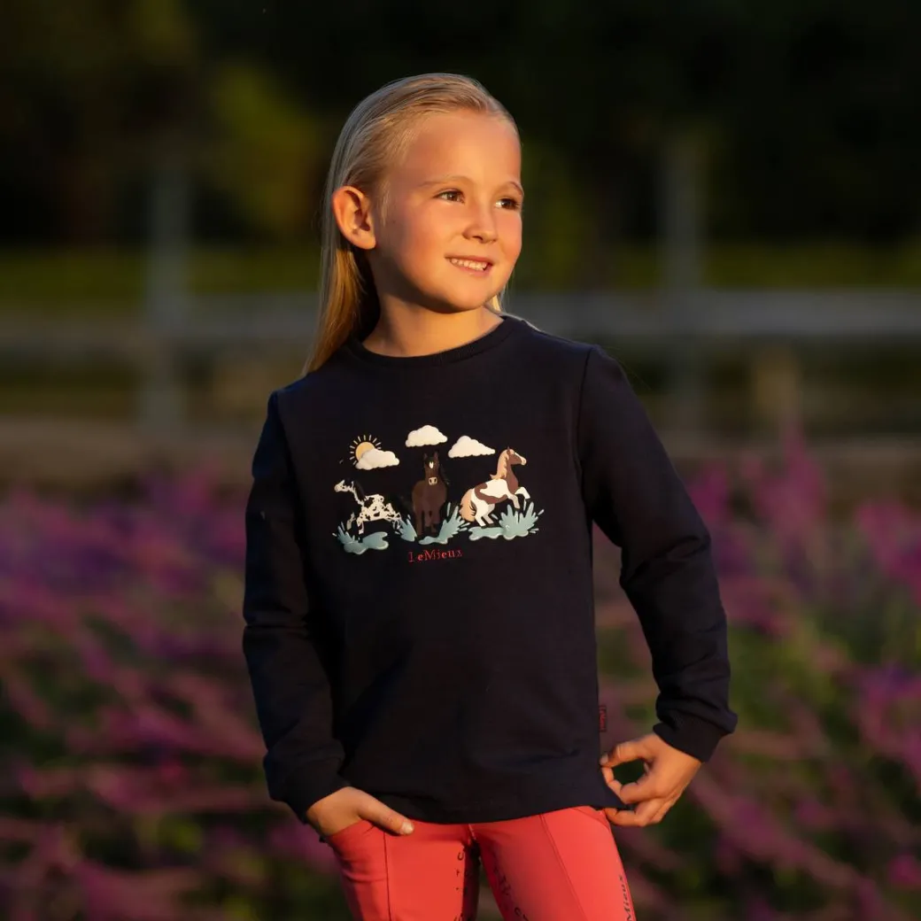 LeMieux Mini Poppy Long Sleeve Top