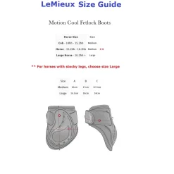 LeMieux Motion Cool Fetlock Boots