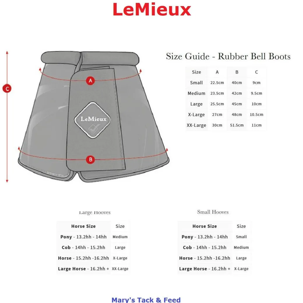 LeMieux Rubber Bell Boots