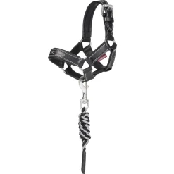 LeMieux Toy Pony Black Leather Halter & Lead