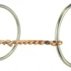 Light Loose Ring Snaffle Bit with copper twist