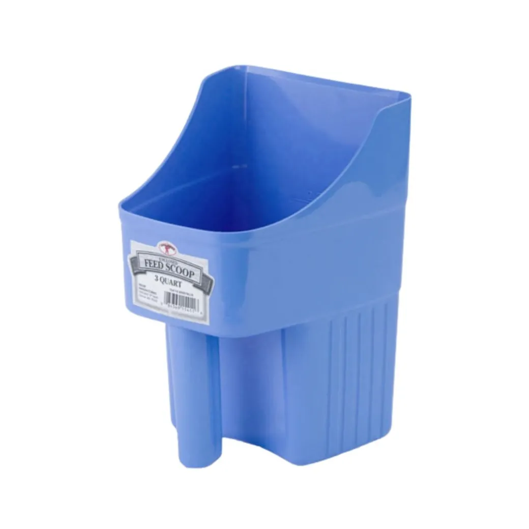 Little Giant 3 Quart Enclosed Plastic Feed Scoop