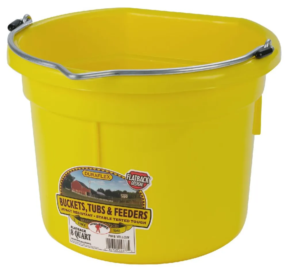 Little Giant 8 Quart Flat Back Bucket