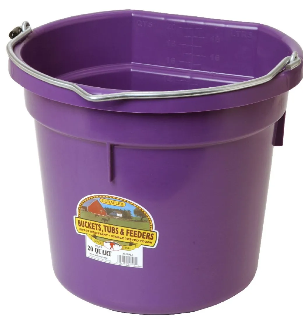 Little Giant 20 Quart Flat Back Bucket