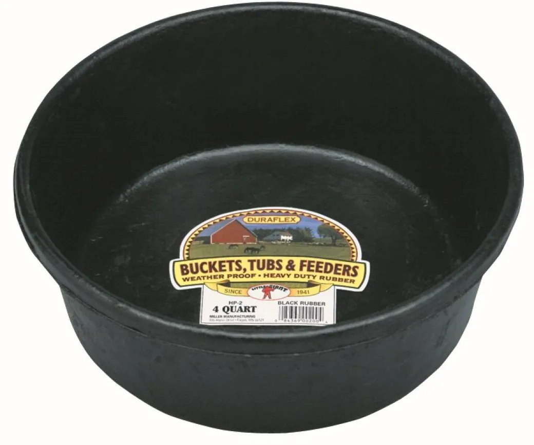 Little Giant 4 Quart Rubber Feed Pan