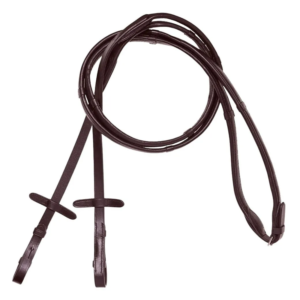 Lumiere Padded Nappa Flat Reins + Stops