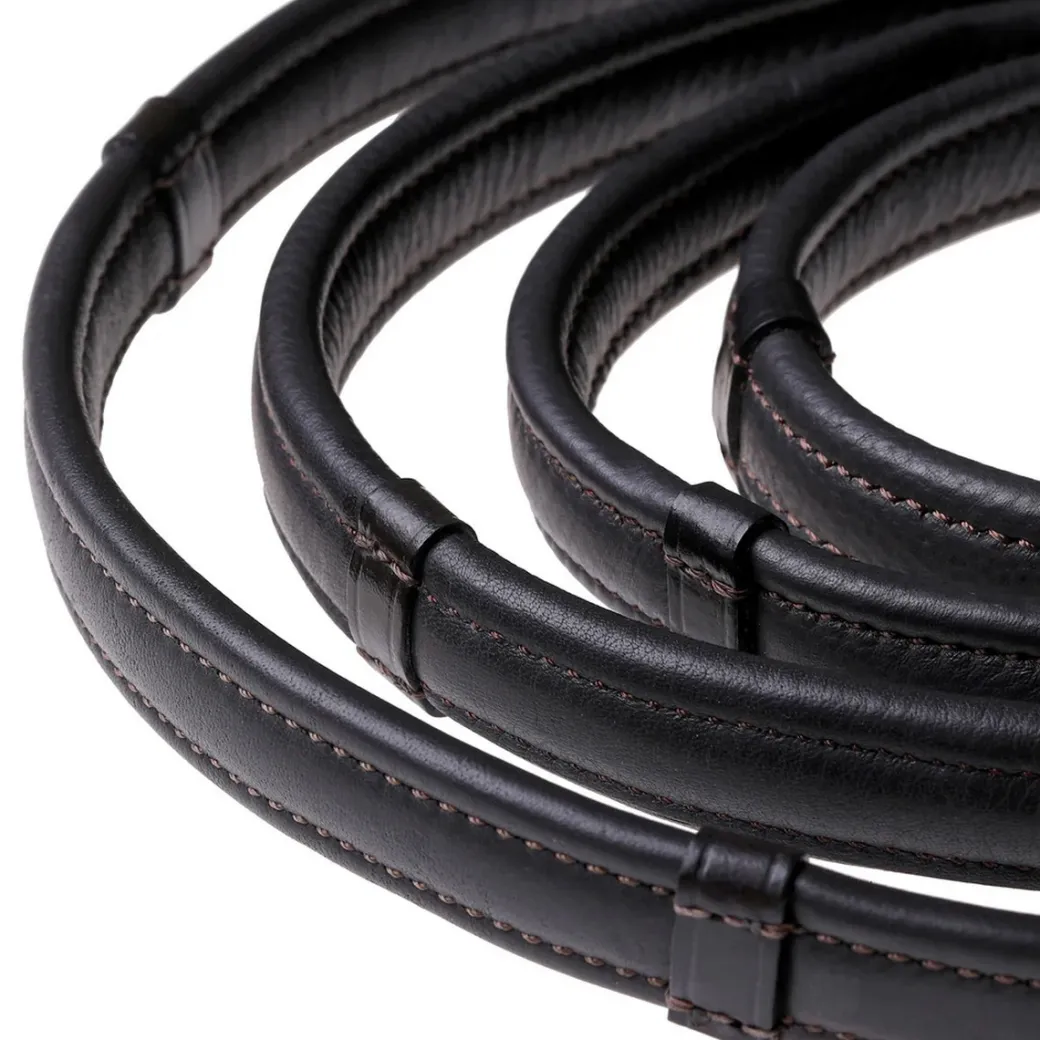 Lumiere Padded Nappa Flat Reins + Stops