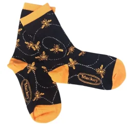 Mackey Bee Mine Socks Tall and Crew