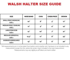 Mary's Walsh Leather British Halter