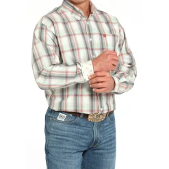 Men's Cinch Classic Multi Plaid LS Shirt