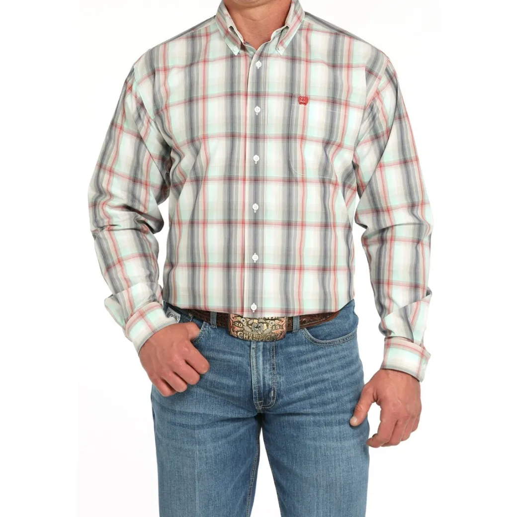 Men's Cinch Classic Multi Plaid LS Shirt