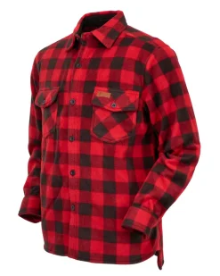 Men's Outback Fleece Big Shirt | Red