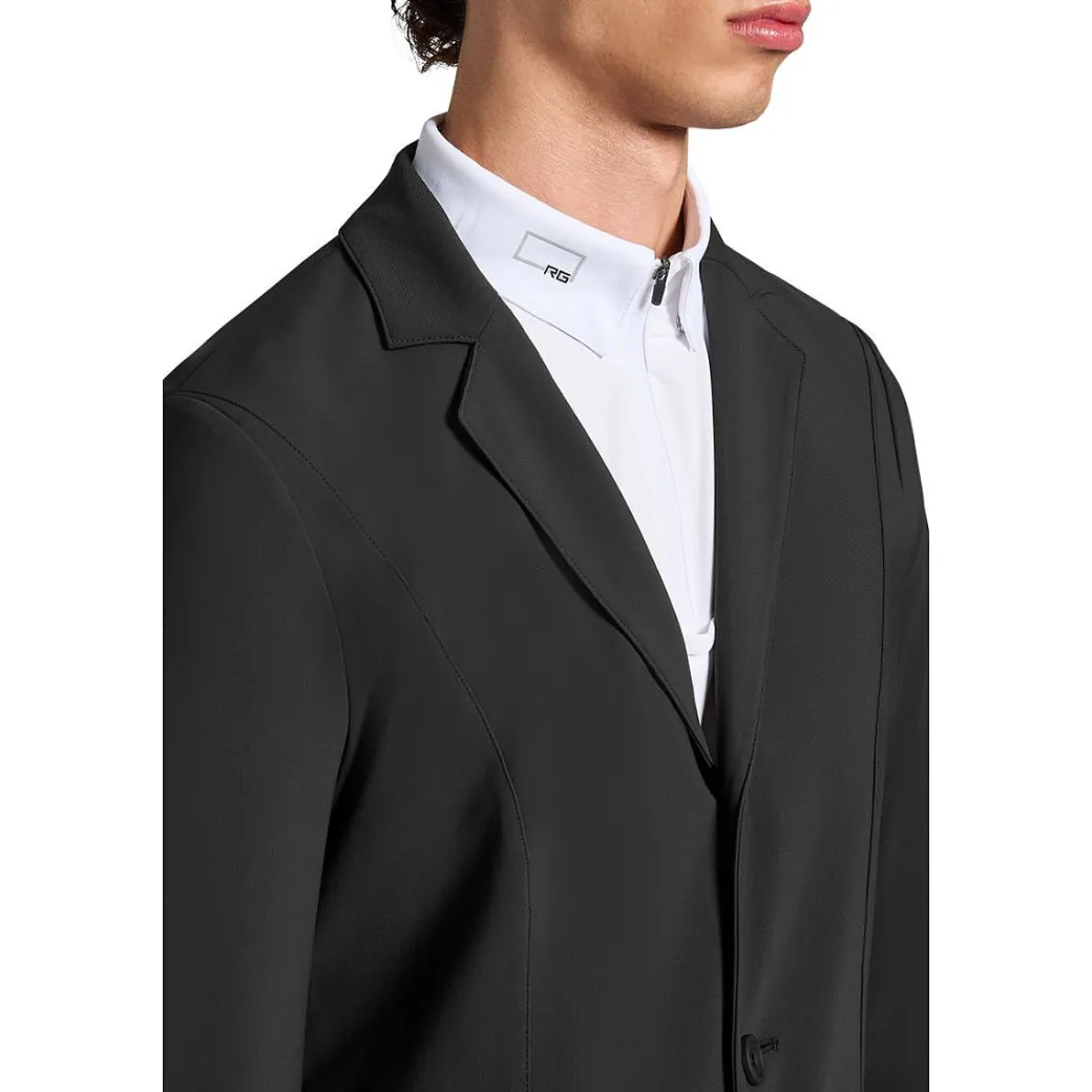 Men's Rider's Gene Black Jersey Show Jacket