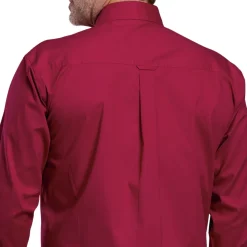 Men's Roper Red Button Down Long Sleeve Shirt