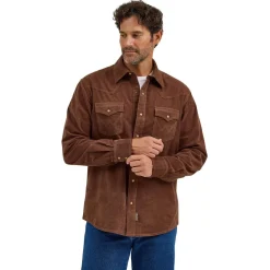 Men's Wrangler Retro Corduroy Long Sleeve Shirt