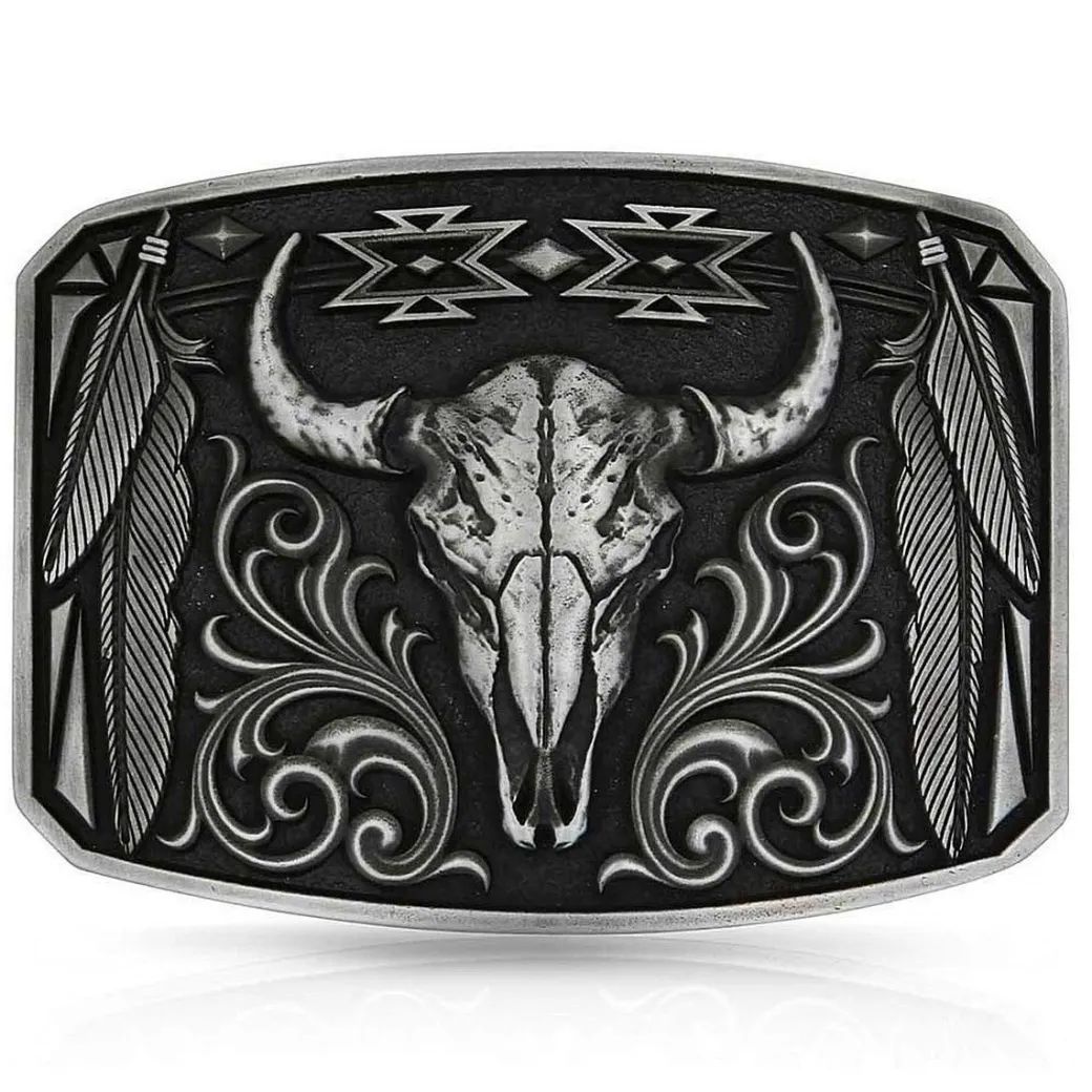 Montana Silversmiths Legend & Pride Buckle