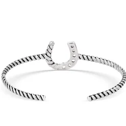 Montana Silversmiths Roping Luck Cuff Bracelet