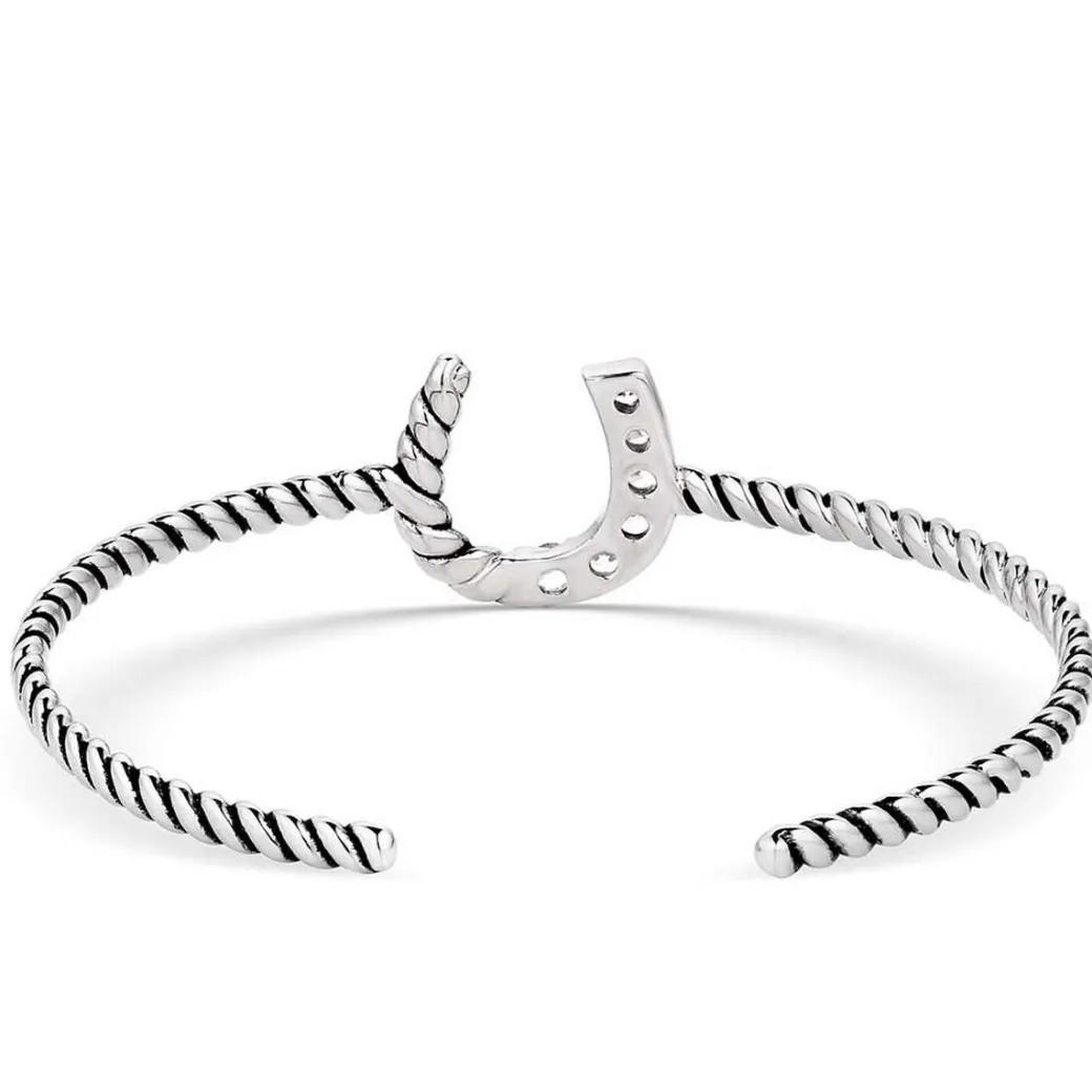 Montana Silversmiths Roping Luck Cuff Bracelet