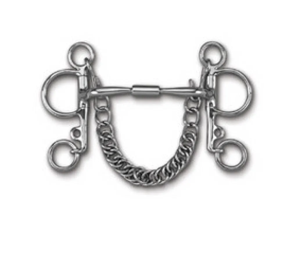 Myler Comfort Snaffle Wide Barrel Pelham- MB 02 - Level 1