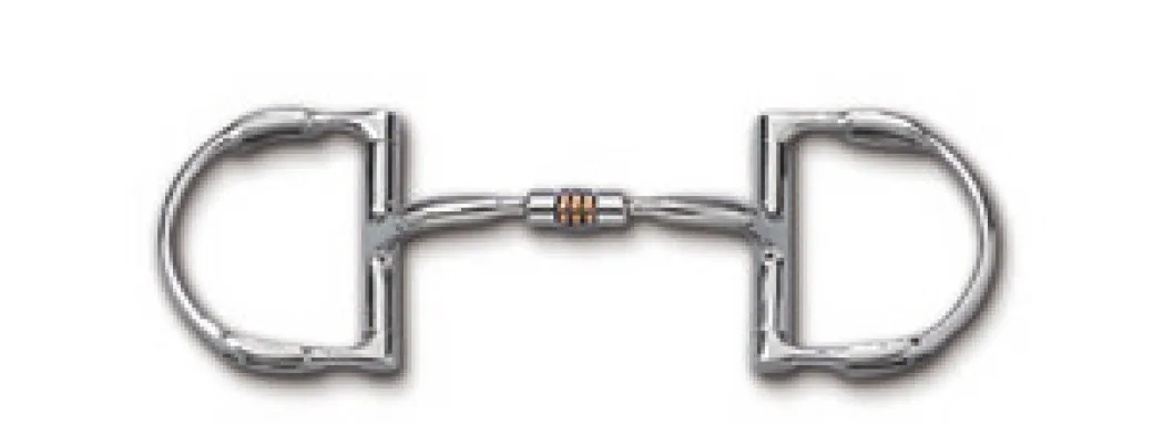 Myler Copper Roller Comfort Snaffle Dee with Hooks - MB 03 - Level 1