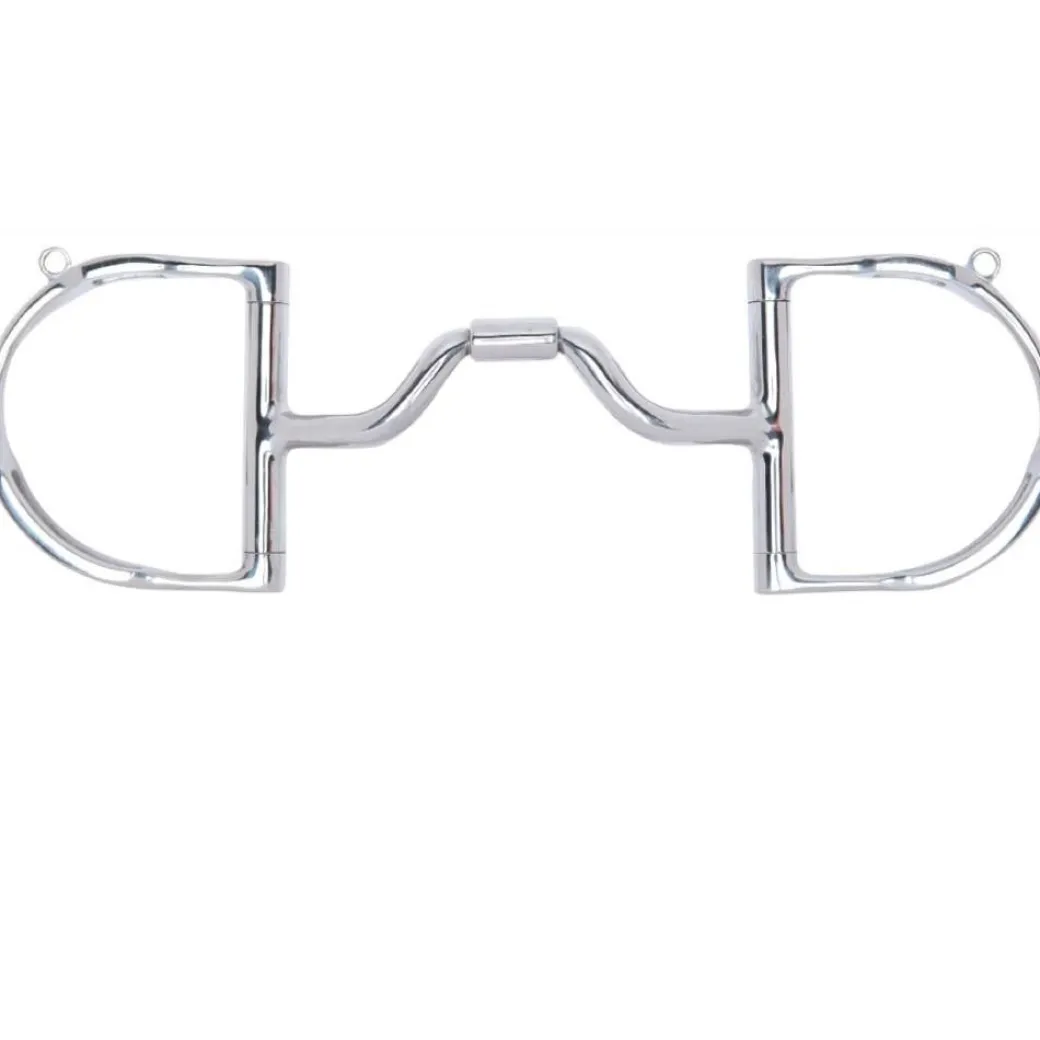 Myler Medium Wide Ported Barrel Dee with Hooks