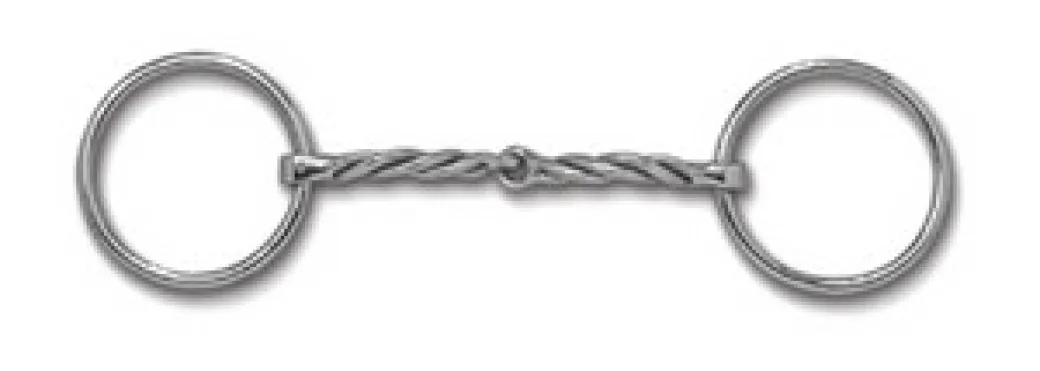 Myler Sweet Iron Twisted Snaffle Loose Ring - MB 09T - Level 1
