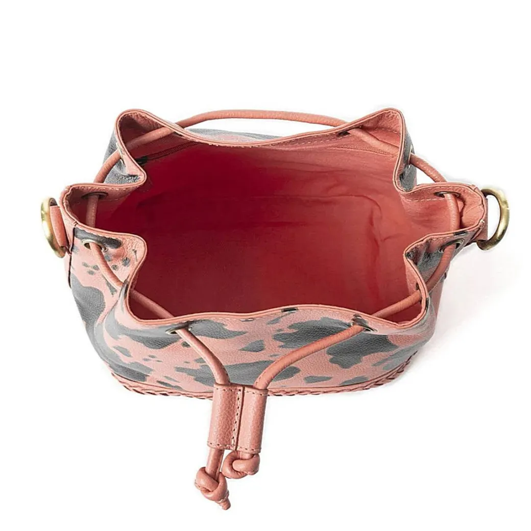 Myra Ranch Holstein Heritage Bucket Bag