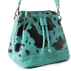 Myra Ranch Holstein Heritage Bucket Bag