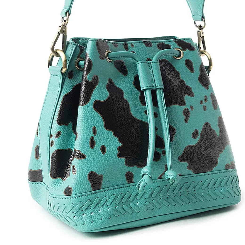 Myra Ranch Holstein Heritage Bucket Bag