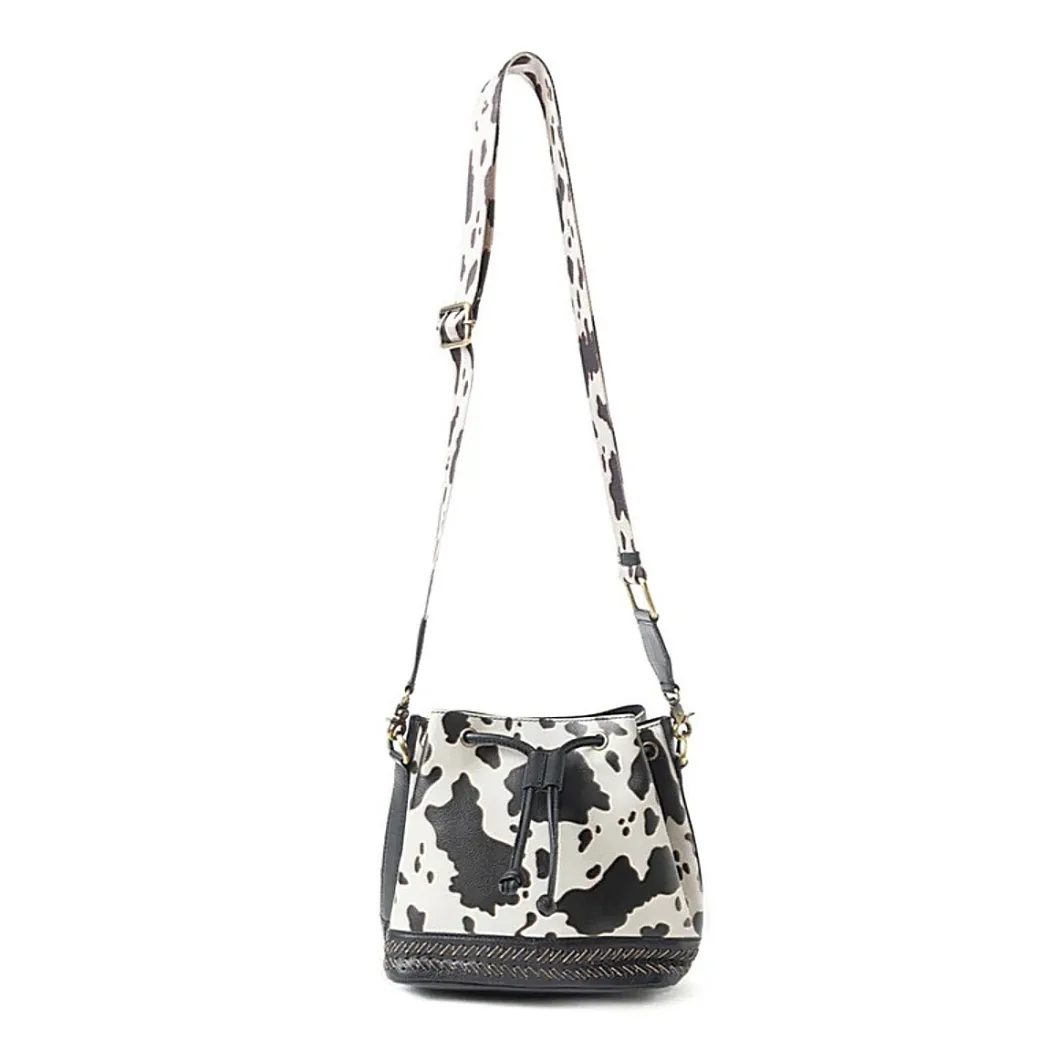 Myra Ranch Holstein Heritage Bucket Bag